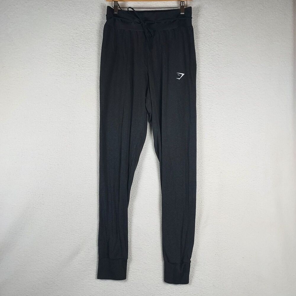 Gymshark Men’s Joggers S Dark Gray Lightweight Training Pants Gym Athletic Fit